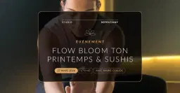 🌷Événement — Flow Bloom ton printemps & Sushis 🍣