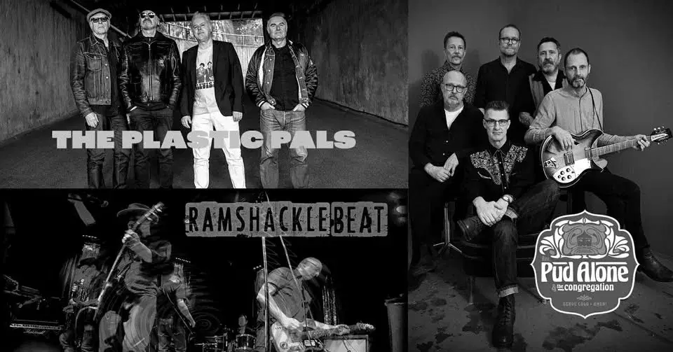 Plastic Pals + Ramshackle Beat + Pud Alone & The Congregation