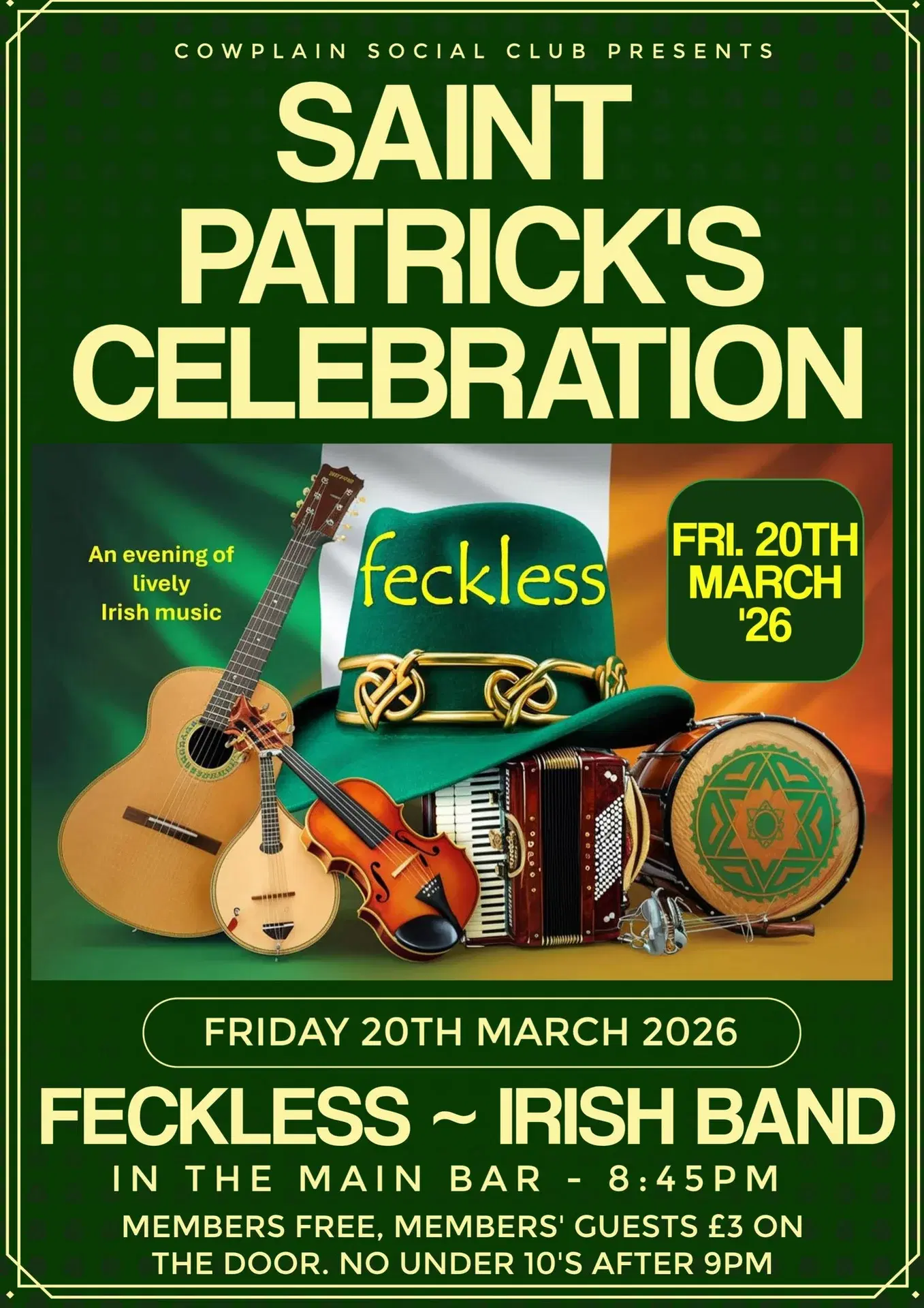 Feckless ~ Irish Band for St. Patrick's Day! đđ„