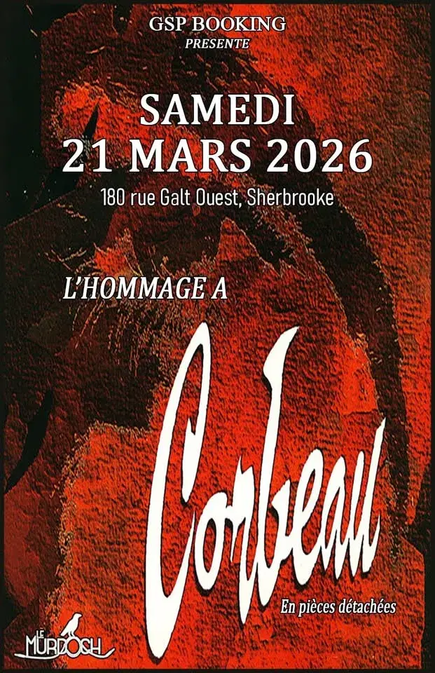 Hommage à Corbeau - En Pièces Détachées // Jérémy Brochu