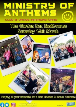 Ministry of Anthems Live @ Garden Bar 🪩