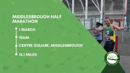 Middlesbrough Half Marathon