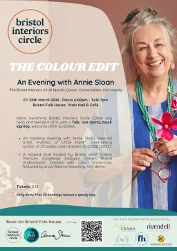 The Colour Edit, An Evening with Annie Sloan (Official launch of Bristol Interiors Circle)