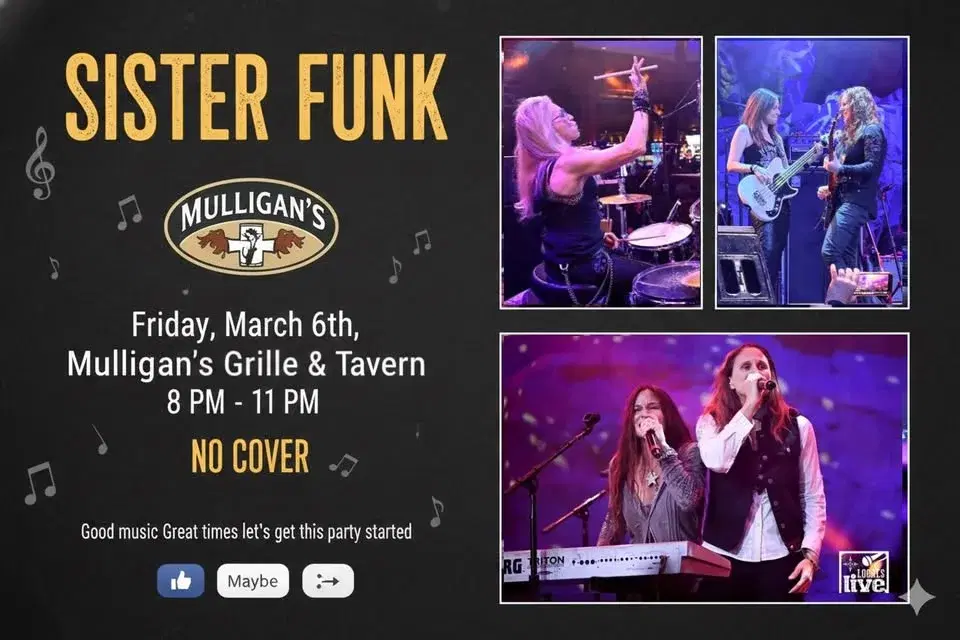 Sister Funk’s debut at Mulligan’s