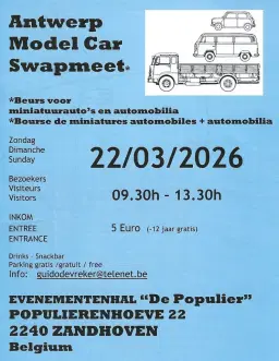 Antwerp Model Car Swapmeet 2026