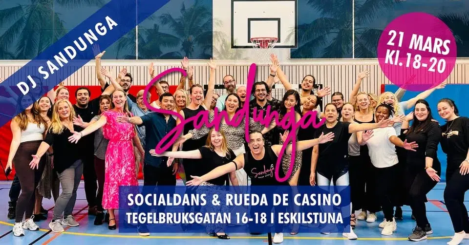 Sandunga Socialdans och Rueda de Casino - 21 mars