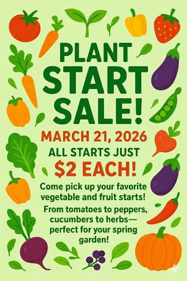 $2 Spring Plant Starts !!!!
