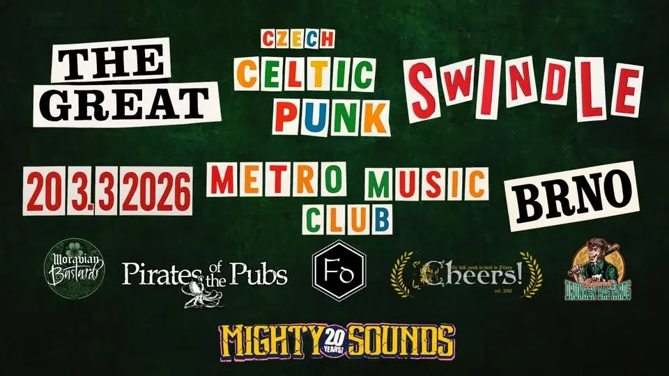 The Great Czech Celtic Punk Swindle v Metro Music bar