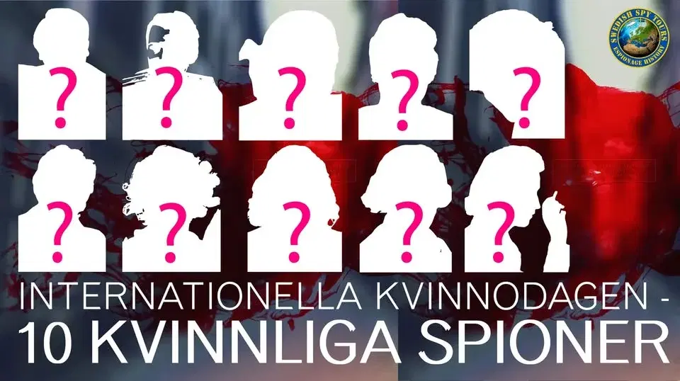 Internatioenlla Kvinnodagen - 10 kvinnliga spioner