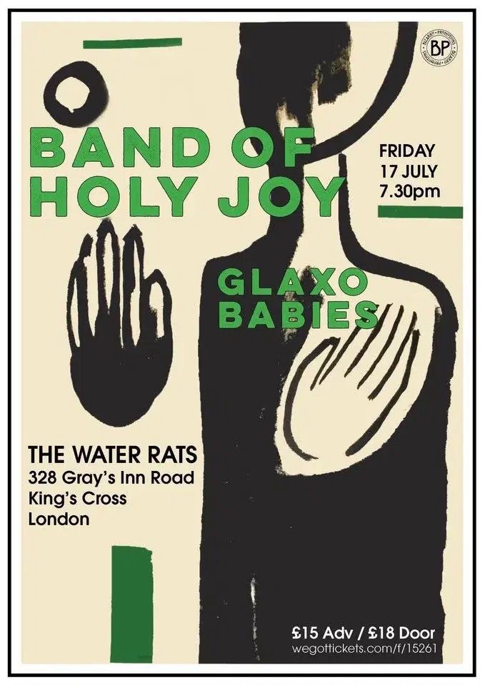 Band of Holy Joy + Glaxo Babies + Poor Performer, The Water Rats, London, 17/07/26