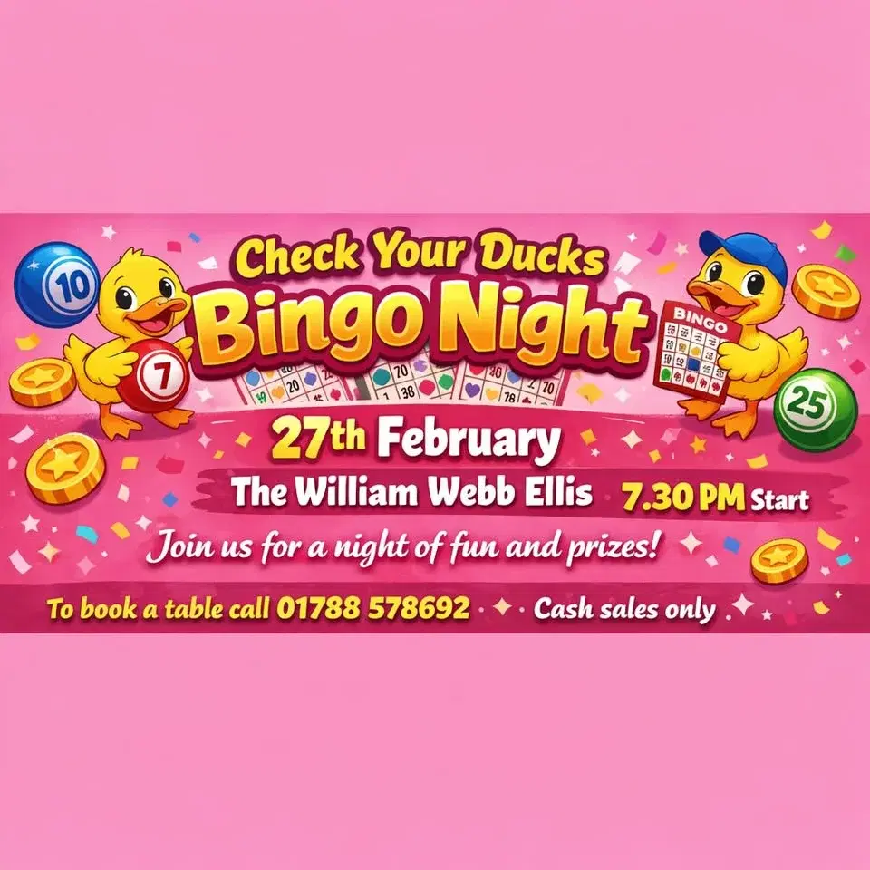 Check Your Ducks Bingo Night