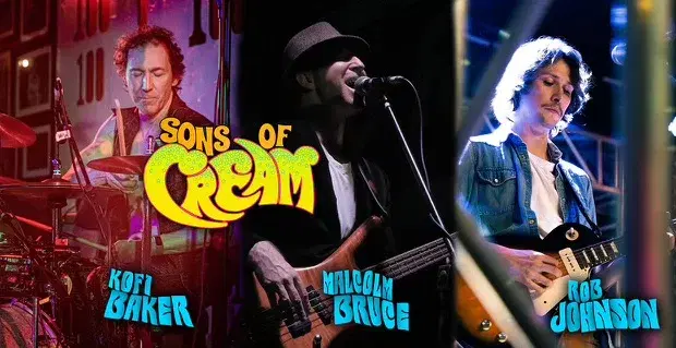 Sons of Cream “The Half and Half Tour USA 2026” with Special Guests: Kiss The Sky