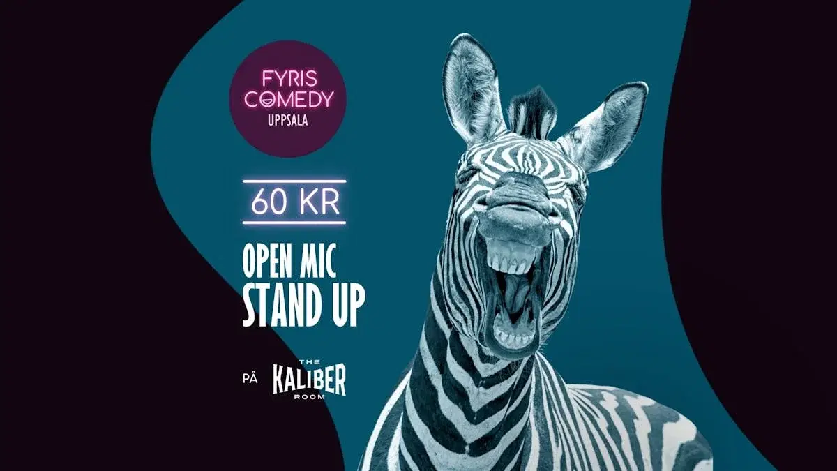 Fyris Comedy Stand Up – Open Mic på Kaliber Room