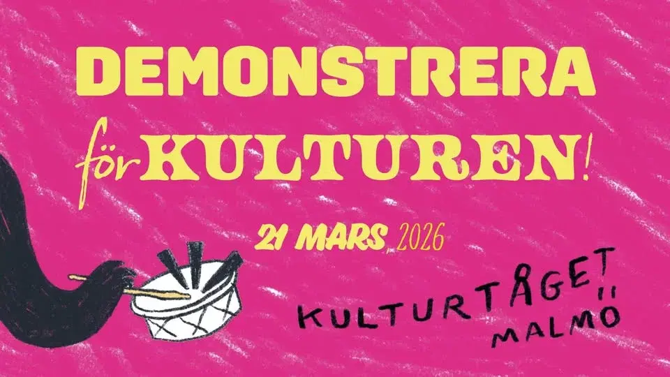 Kulturtåget Malmö - demonstration för kulturen!