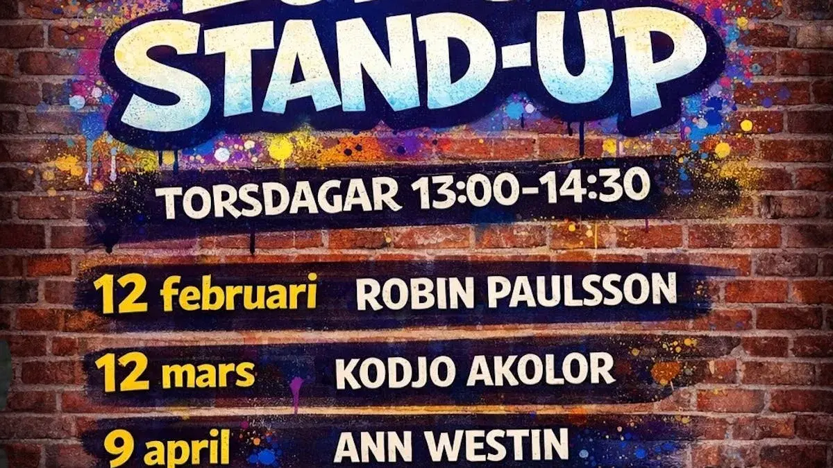 Lunch Stand-Up med Kodjo Akolor!