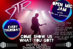 Open mic jam w/ Brian peacock at DTR