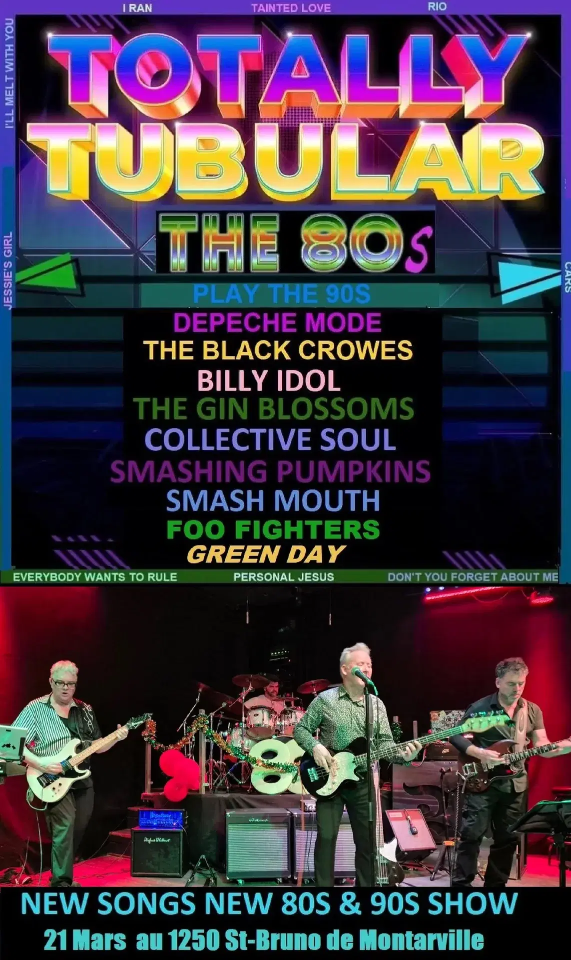 Abducted by The 80s World Tour - Bar 1250 Saint Bruno - 21 Mars