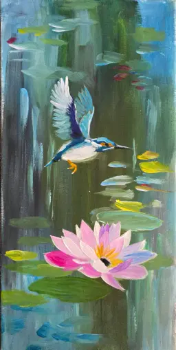 THORNTON CLEVELEYS Paint Night - A Flash Of Blue