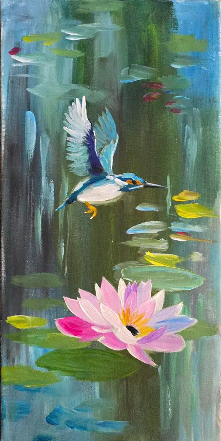 THORNTON CLEVELEYS Paint Night - A Flash Of Blue