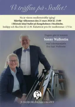 Vi träffas på Stallet! Med Sonny Wallentin