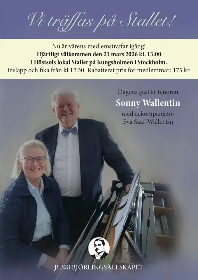Vi träffas på Stallet! Med Sonny Wallentin