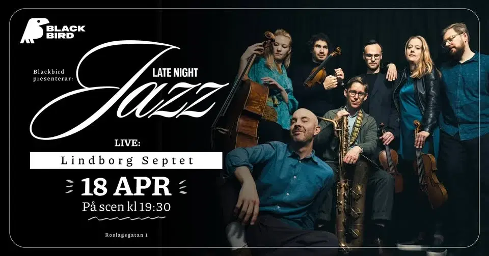 Lindborg Septet plays Gullin & Riedel | Blackbird Uppsala