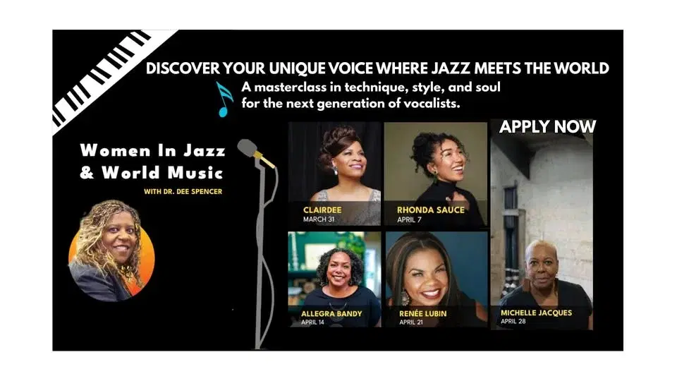 Vocal Training Course For Young Singers- Women In Jazz & World Music