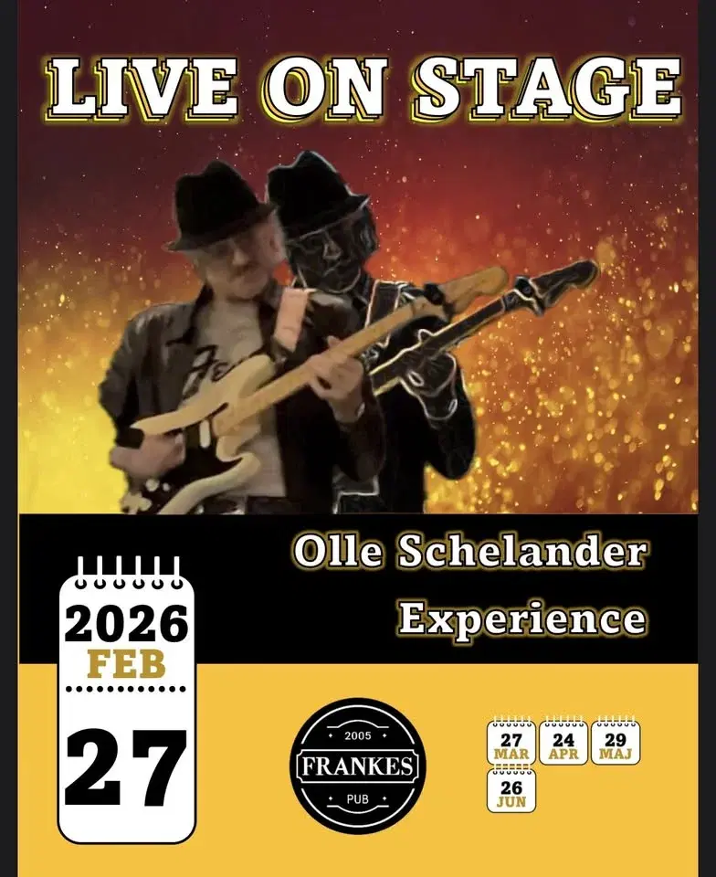 Live on stage @ FRANKES Pub: Olle Schelander Experience