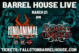 Almost Creed (Creed Tribute) and King Animal (Chris Cornell Tribute) at Barrel House Live!