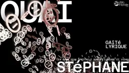 Ouai Stéphane • La Gaîté Lyrique, Paris