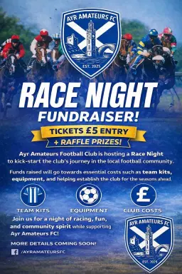 🐎 ⚽️ Ayr amateurs night at the races ⚽️ 🐎