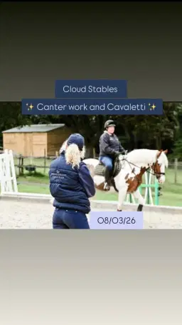 INDOOR - Canter Work and Cavaletti