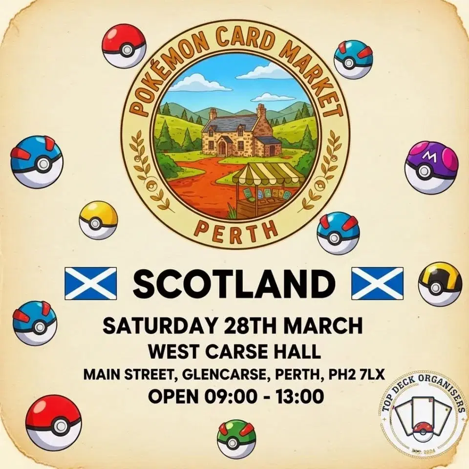 Perth Scotland - Pokemon Card Market