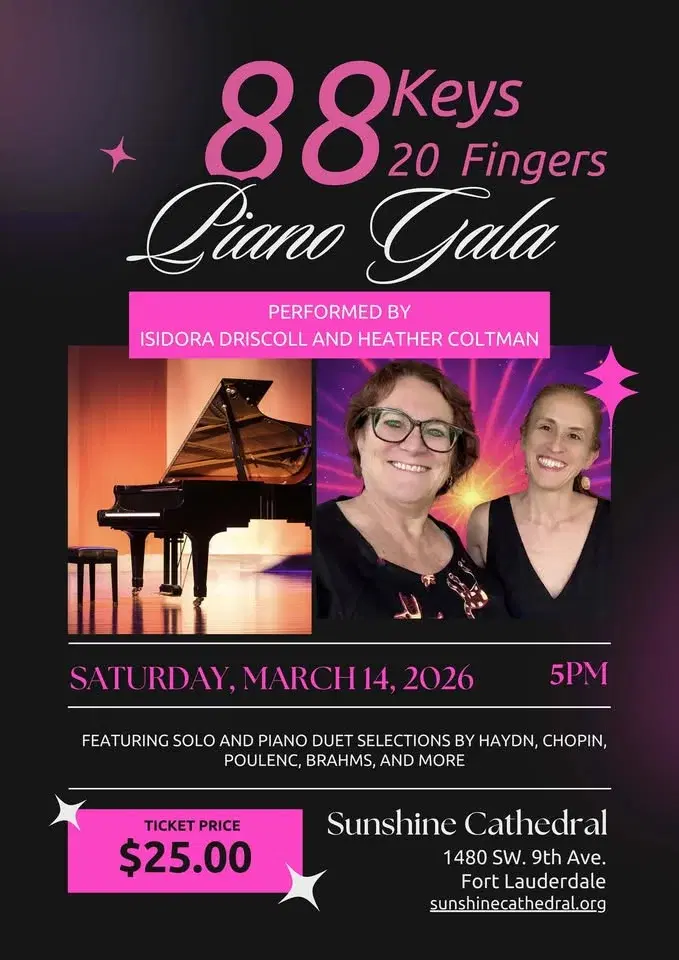 88 Keys/20 Fingers with Isidora Driscoll & Heather Coltman