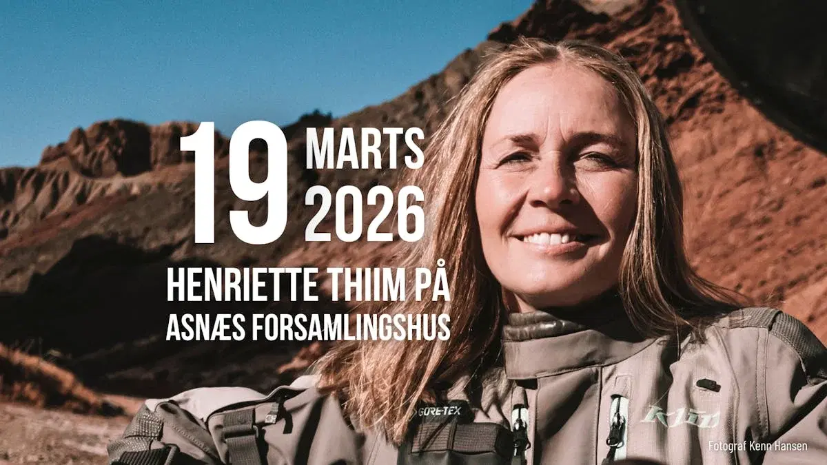 Foredrag med Henriette Thiim på Asnæs Forsamlingshus