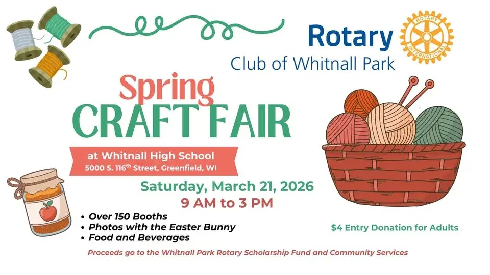 Whitnall Park Rotary Club Spring Craft Fair