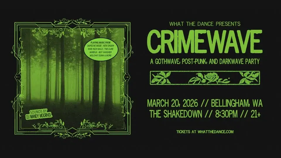 CRIMEWAVE: A POST-PUNK & DARKWAVE PARTY at The Shakedown