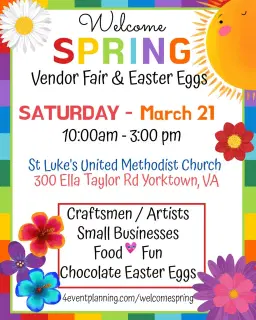 Welcome Spring Vendor Fair