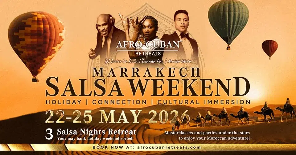💃 Marrakech Salsa Weekend: Your May Bank Holiday Escape! 🇲🇦