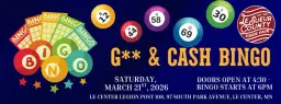 G** & Cash Bingo