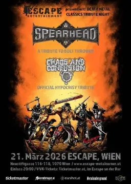 Death Metal Classics Tribute Night feat: SPEARHEAD & CHAOS AND CONFUSION