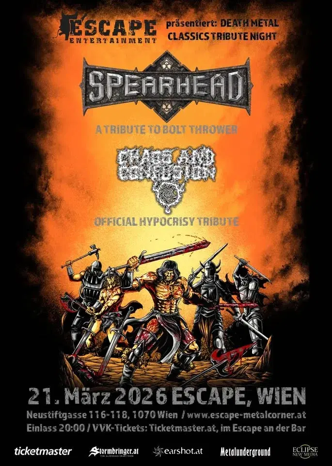 Death Metal Classics Tribute Night feat: SPEARHEAD & CHAOS AND CONFUSION
