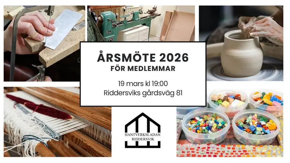 Årsmöte Hantverksladan 2026