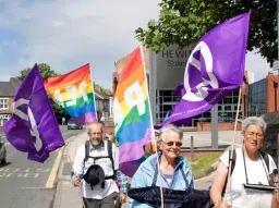 Walk for a Peaceful World, Ayr Town Centre to Esplanade