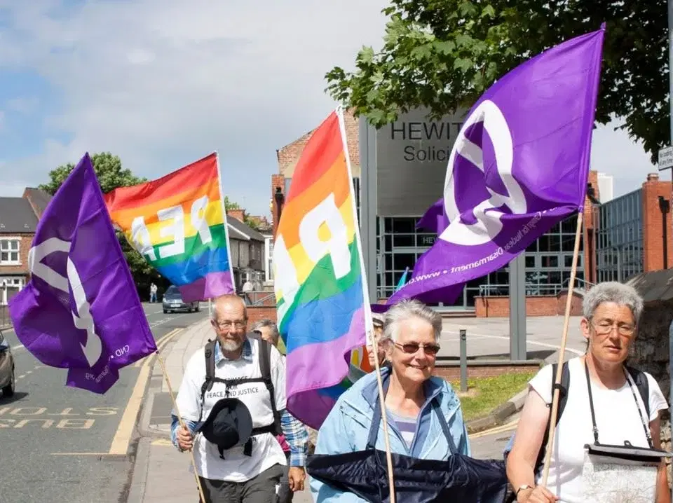 Walk for a Peaceful World, Ayr Town Centre to Esplanade