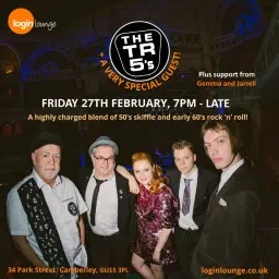 The TR5's (& a very special guest!) plus support from Gemma and Jarrell at Login Lounge, Camberley