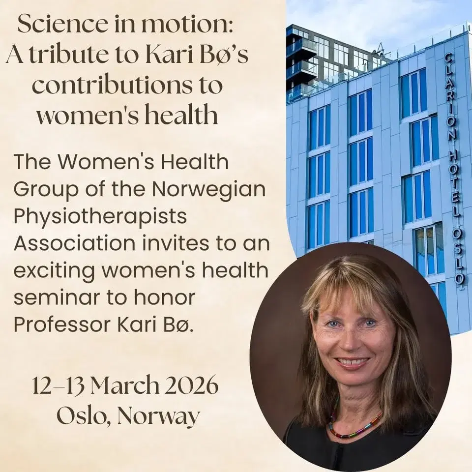 Science in motion: A tribute to Kari Bø’s contribution to women’s health