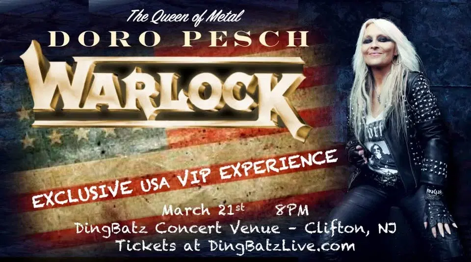 DORO PESCH EXCLUSIVE VIP EXPERIENCE at Dingbatz in Clifton, NJ