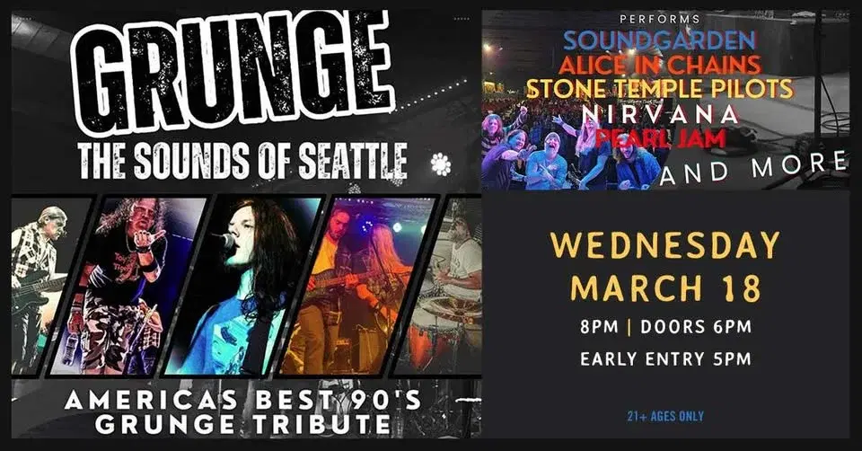 Grunge: The Sounds of Seattle at Jergels