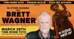 Brett Wagner In-Store Signing at Time Bomb Toys